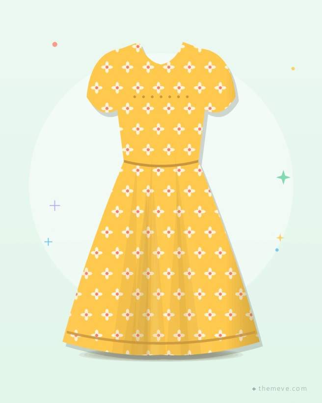 Sunflower Cotton Frock