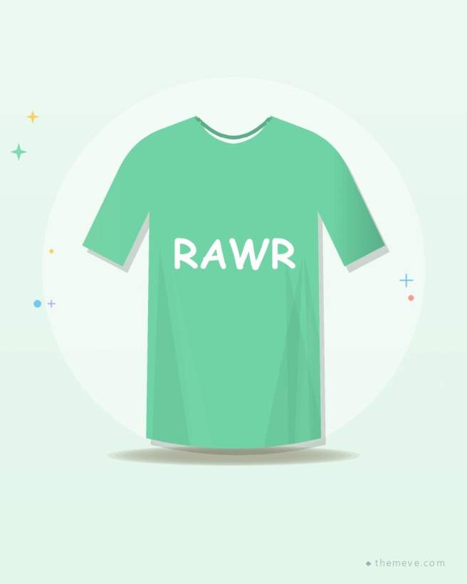 Matching Dino Tee — Grown-up