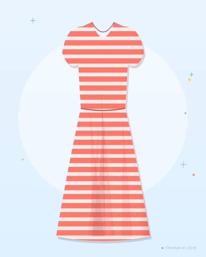 Rainbow Stripe Dress