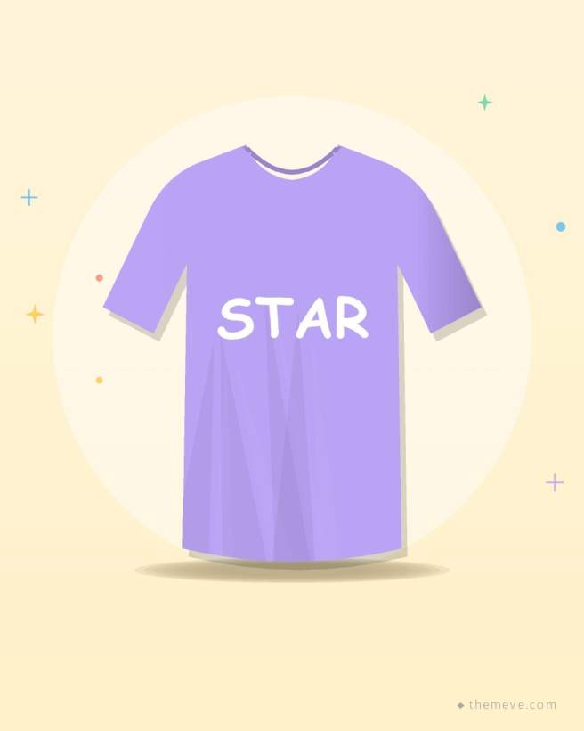 Little Star Tee — Lilac
