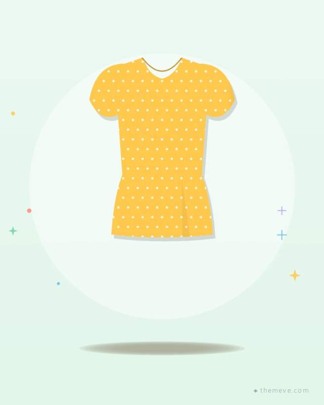 Puff Sleeve Top — Yellow